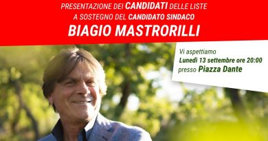 Presentazione candidati a sostegno di Biagio Mastrorilli